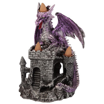 Dragons Castle Triple Back Flow Incense Burner - Hira Online